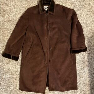 Anne Klein Dark Brown Coat